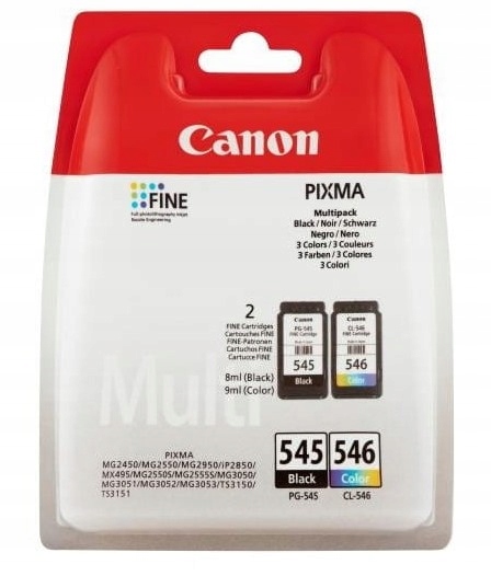 Tusz Canon PG-545/CL-546 2pk ZESTAW ORYGINAŁ