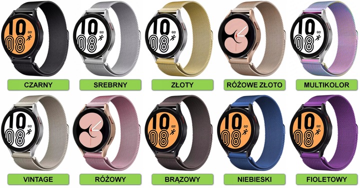 PASEK DO SAMSUNG GALAXY WATCH 4 5 6 7 40mm 44mm 45mm 46mm 47mm PRO ACTIVE 2