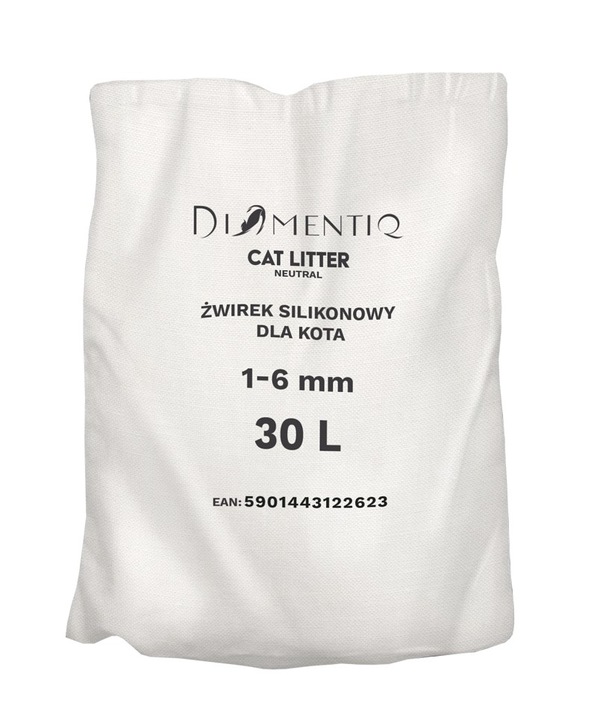 Żwirek Silikonowy dla kota 13kg / 30l DIAMENTIQ