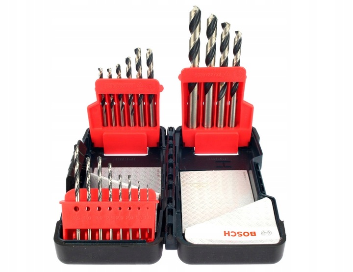 ZESTAW 18 wierteł do stali BOSCH HSS POINTTEQ