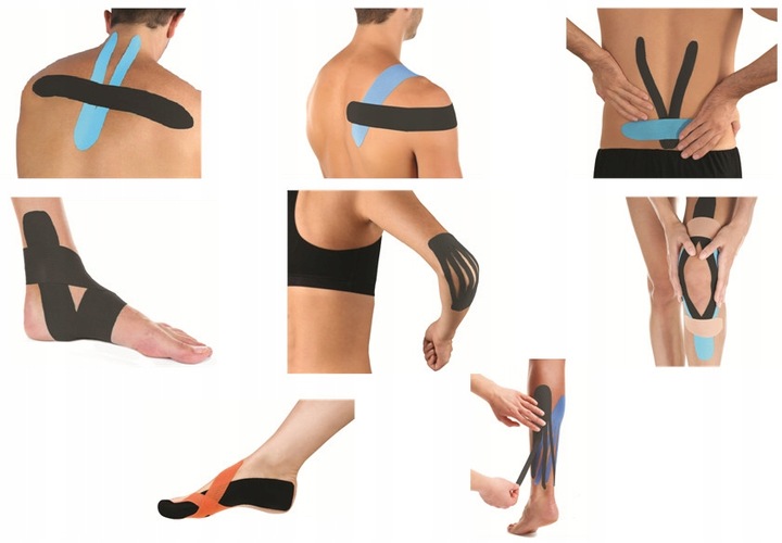 Plastry kinesiology taping Taśma kinezjologiczna do tapingu tape tejpy Beż