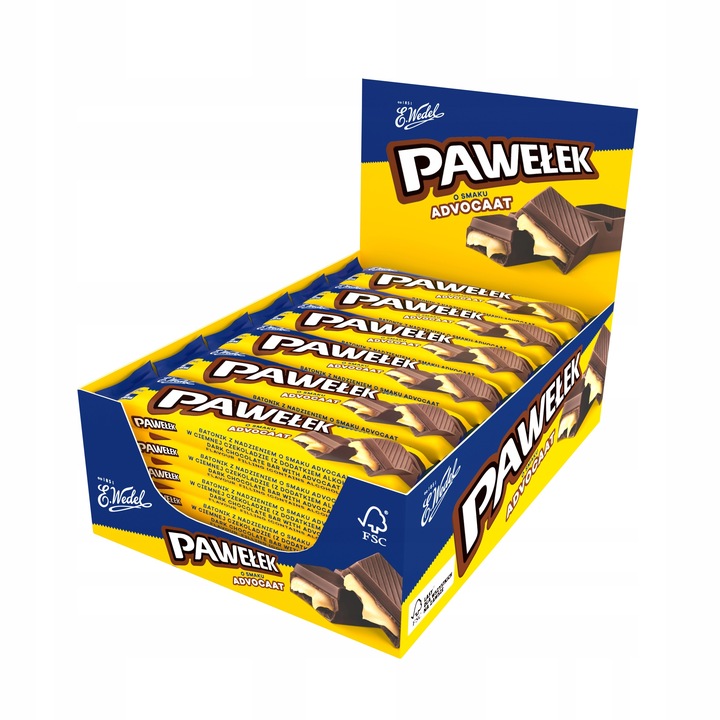 Baton Wedel Pawełek Advocat Czekolada Deserowa Adwokat 45 g x 24szt