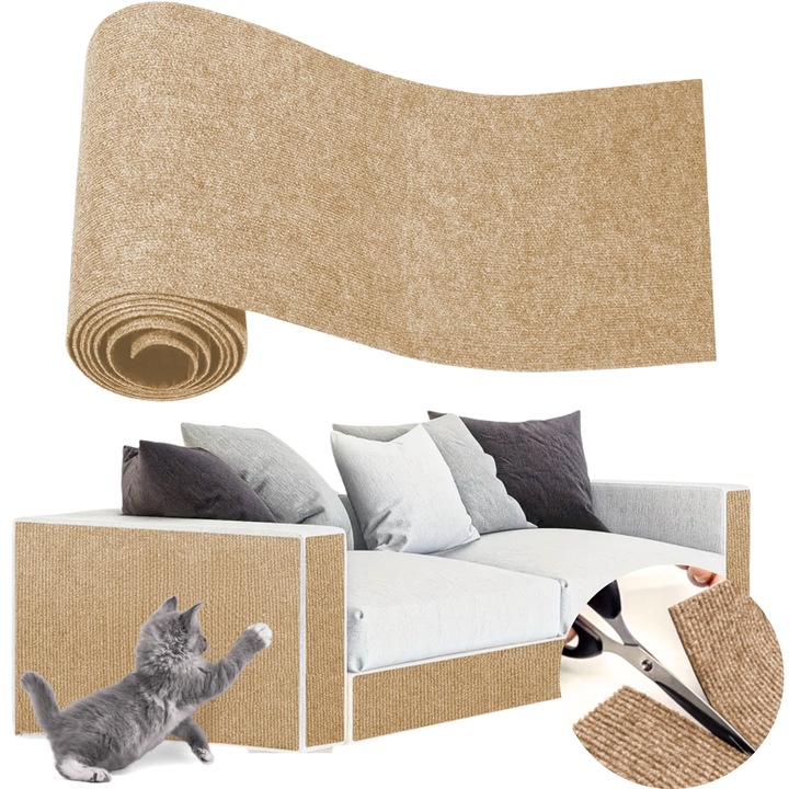 Samoprzylepna MATA DO DRAPANIA na kanapę meble dla kotów ochrona 200x40