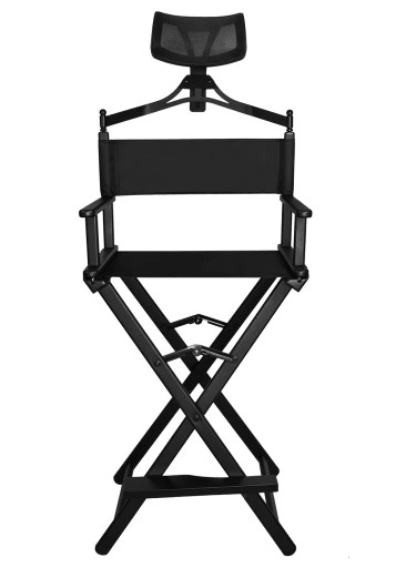 Krzesło do Makijażu Make-Up Aluminiowe + Zagłówek