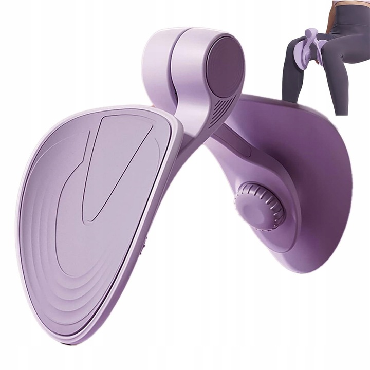 MOTYLEK DO ĆWICZEŃ MIĘŚNI DNA MIEDNICY TRENAŻER UD trener bioder FIOLETOWY