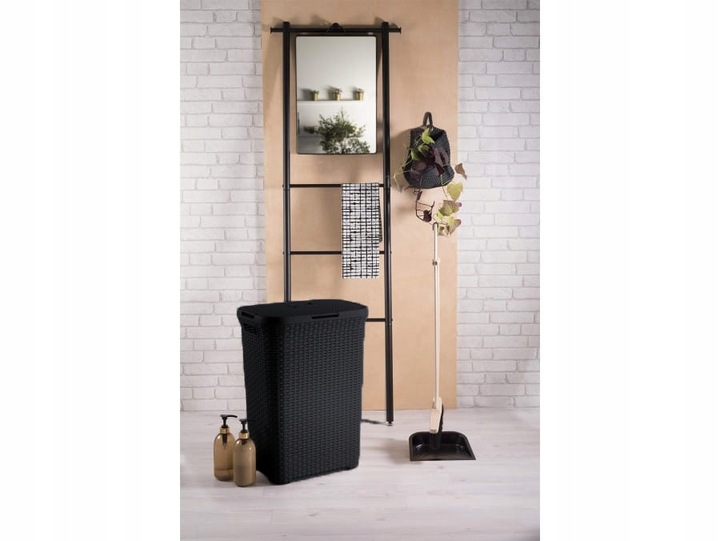 CURVER RATTAN STYLE KOSZ ŁAZIENKOWY NA PRANIE BIELIZNE UBRANIA 60L