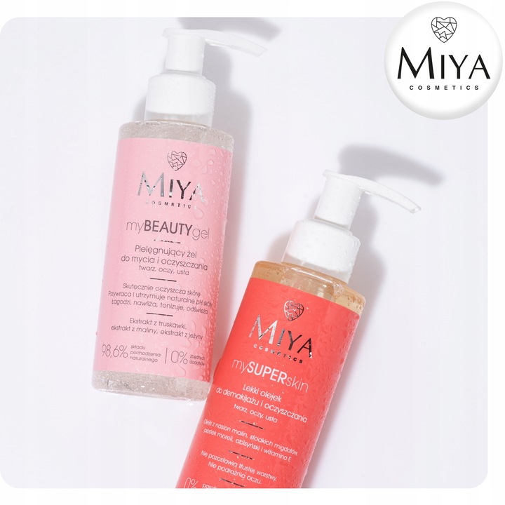 Żel do Mycia i Oczyszczania Twarzy Pielęgnujący Oczyszczający Miya 140 ml