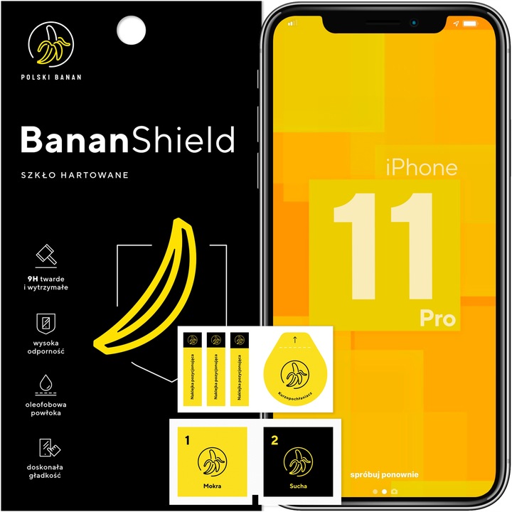 Szkło hartowane 9H BananShield do Apple iPhone 11 Pro