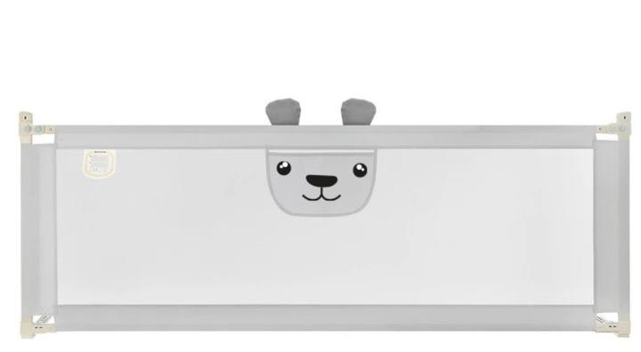 Barierka do Łóżka 200cm Dla dzieci PupyHou Ochronna Regulowana