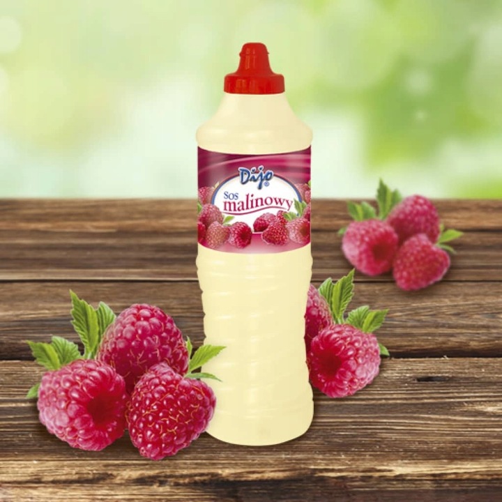 Sos polewa do lodów Topping Dijo Malinowy 1kg