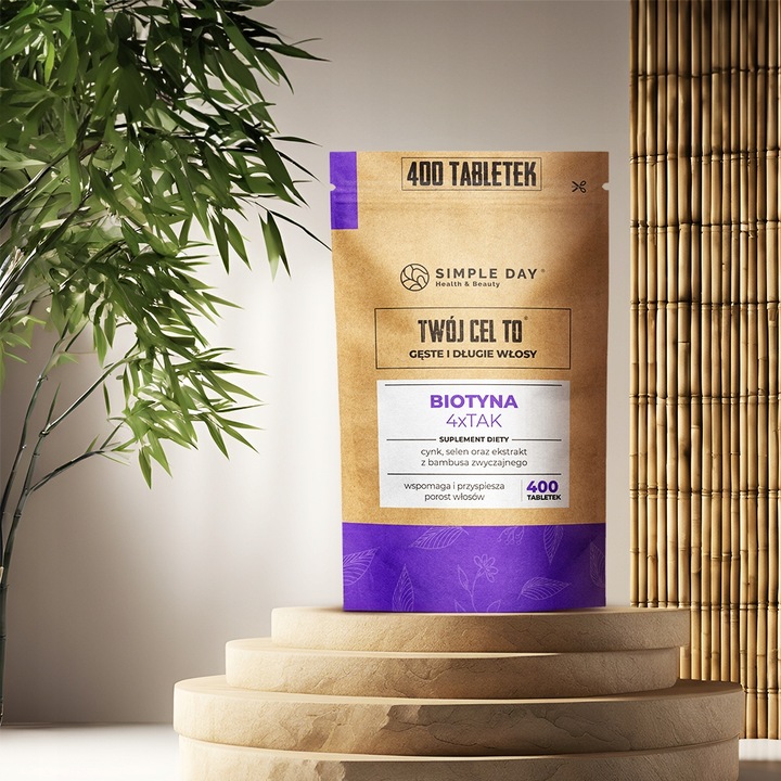 BIOTYNA 4 x TAK od Twój Cel To - 400szt. Najlepsza Na Włosy Skórę Paznokcie