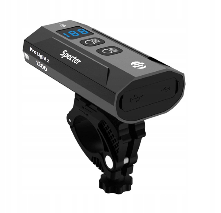Oświetlenie rowerowe Specter ProLight2 1200lm 3 LED lampa lampka rowerowa