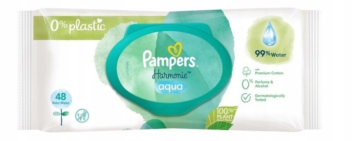 Pampers Harmonie Aqua Plastic Free 24x48