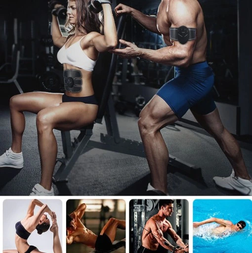 ELEKTRO STYMULATOR MIĘŚNI BRZUCHA I RAMION ELEKTROSTYMULATOR STYMULATOR 3W1