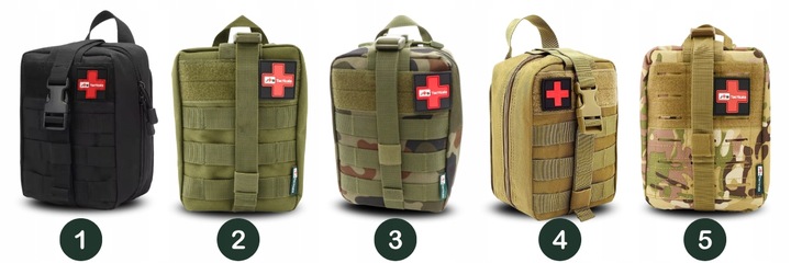 Torba taktyczna apteczka pierwszej pomocy z wyposażeniem 84 elementów IFAK