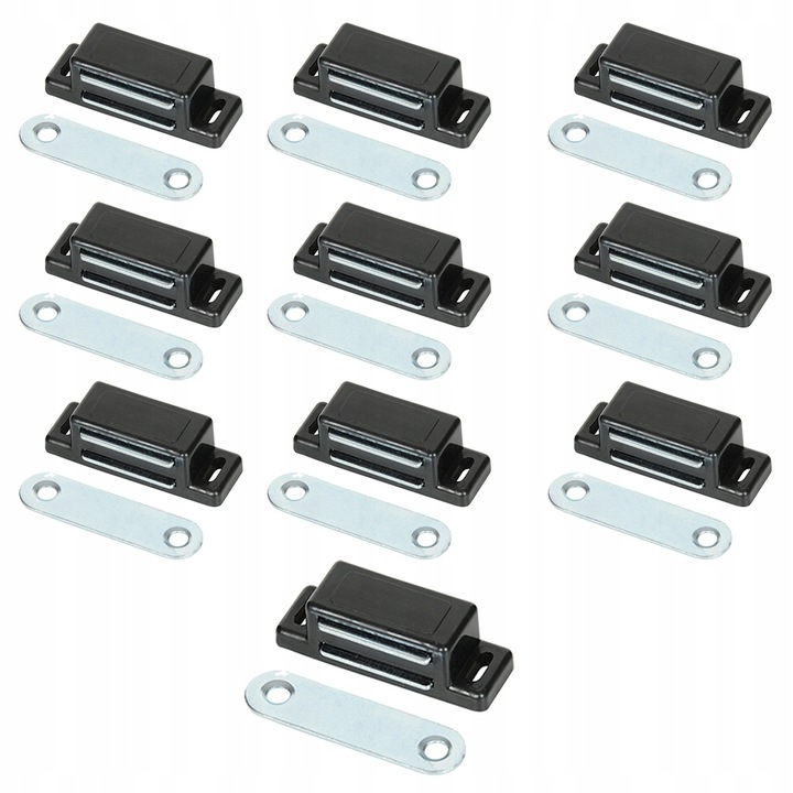 10x ZATRZASK MEBLOWY MAGNES DO MEBLI ZAMEK DO DRZWI SZAFEK MOCNY
