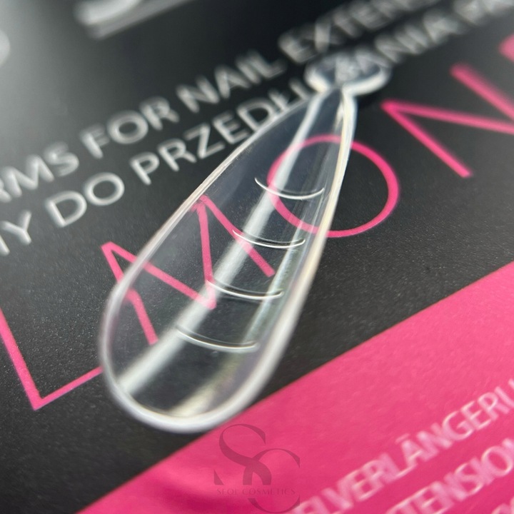 Claresa Stylistic Górne Formy do akrylożelu dual form Almond 120szt Migdał