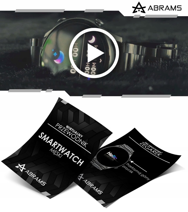 Smartwatch Zegarek Męski 2 gen Polskie menu Połączenia Sport Smart Watch