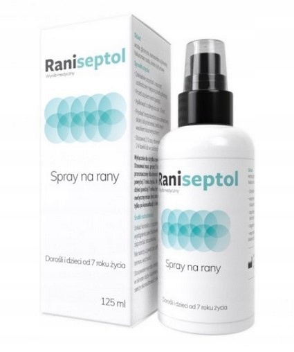 Raniseptol, spray na rany, 125 ml