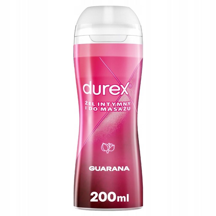 DUREX PLAY 2w1 GUARANA ŻEL INTYMNY POBUDZAJĄCY 200ml DO MASAŻU SEKSU