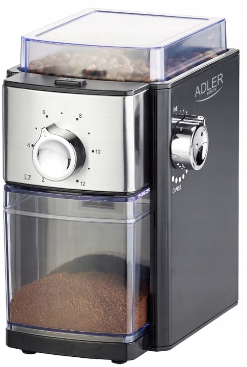 MŁYNEK DO KAWY ŻARNOWY MOCNY XL REGULACJA MIELENIA