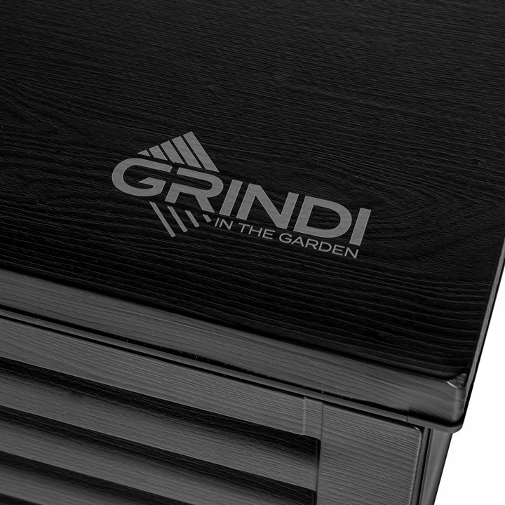 Skrzynia ogrodowa - Larus 390 litrów - czarna