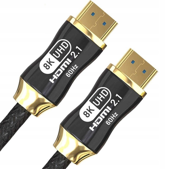 Kabel HDMI 2.1 3m Ultra High Speed 8K 60Hz 4K 120Hz HDR eARC Plecionka