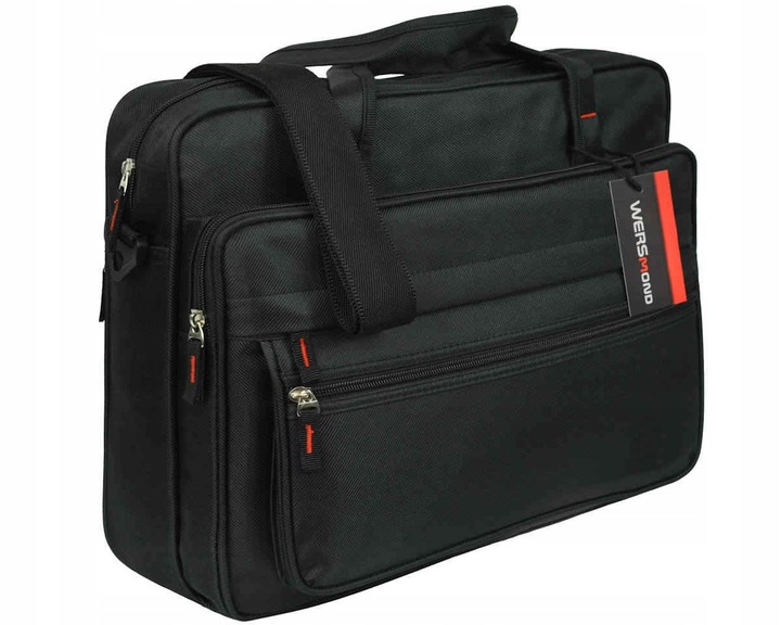 WERSmond torba na dokumenty poliester bez wzoru