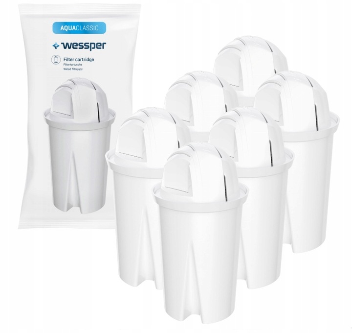 Wkład filtrujący Wessper AquaClassic do Brita 6szt