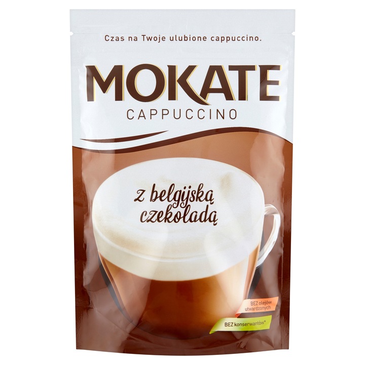 Kawa Cappuccino Belgijska Czekolada Puszysta Pianka Mokate 110g x20