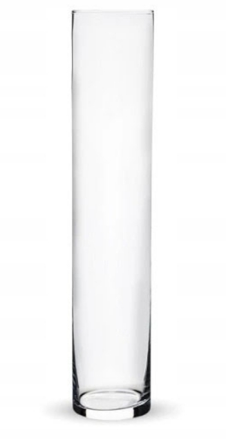 Wazon Szklany Cylinder Tuba h50 d10