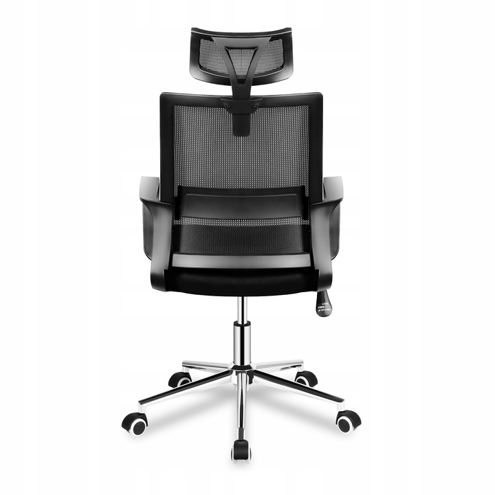 Fotel biurowy ergonomiczny MARK ADLER czarny obrotowy regulowany do