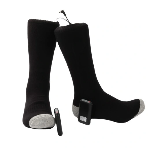 PODGRZEWANE SKARPETY ELETRYCZNE TERMICZNE ZIMOWE USB 2 x POWER BANK