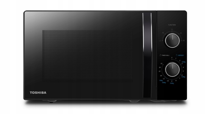 Mikrofalówka Kuchenka Mikrofalowa TOSHIBA Czarna proste sterowanie