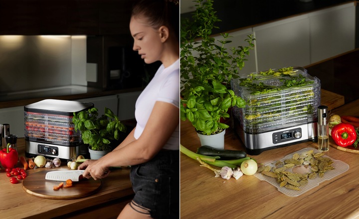 10w1 DUŻA Suszarka do Grzybów Owoców Yoer 450W INOX Timer +6 SIT+9