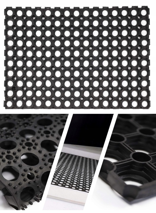 22 mm WYCIERACZKA AŻUROWA DUŻA GRUBA MATA WEJŚCIOWA ZEWNĘTRZNA 80X120