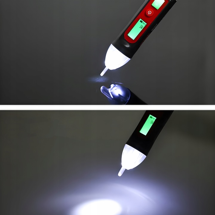 TESTER PRÓBNIK NAPIĘCIA ELEKTRYCZNEGO OBWODU CZUŁY BEZDOTYKOWY AC