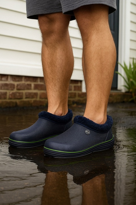 KALOSZE Zimowe MĘSKIE MOCNO Ocieplane Chodaki ŚNIEGOWCE PIANKOWE P3