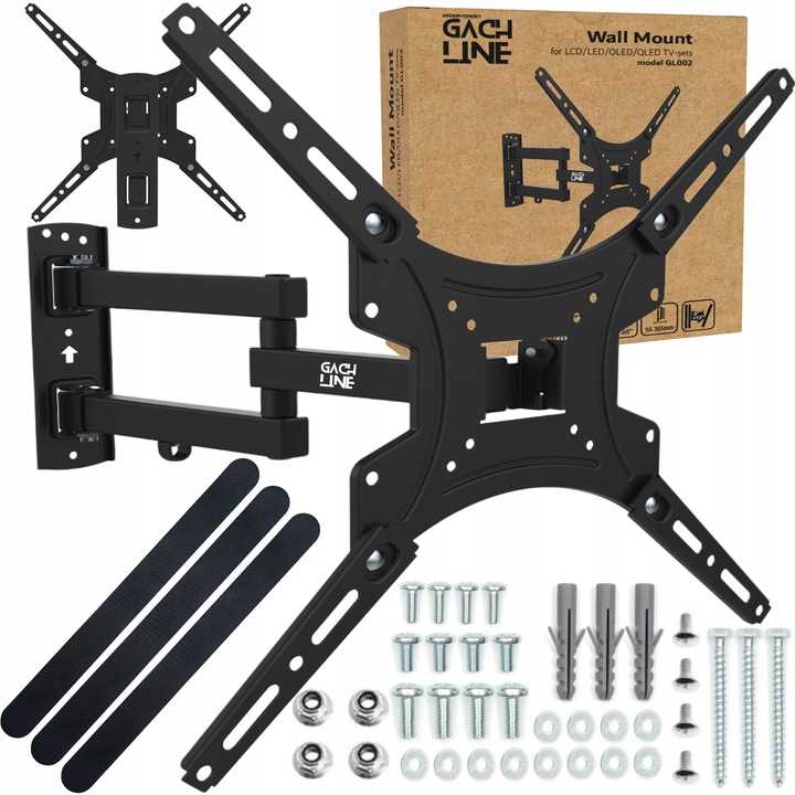UCHWYT DO TELEWIZORA OBROTOWY UCHWYT SCIENNY WIESZAK DO TV 13-60 CALI VESA