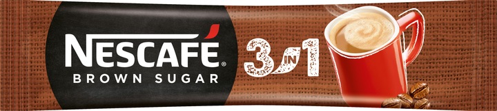 NESCAFE rozpuszczalna 3w1 Brown Sugar 10x16,5g x4