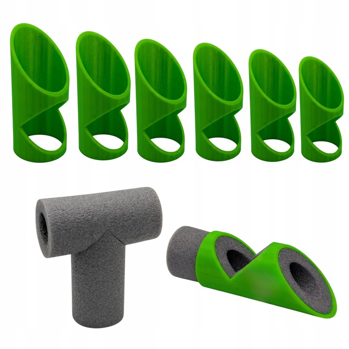 Zestaw 6 Sztuk SZABLON DO DOCINANIA OTULINY Izolacja Rur CIĘCIE PEX