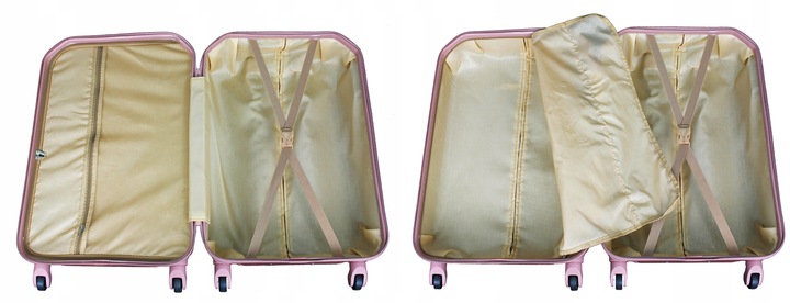 WALIZKA PODRÓŻNA ELEGANCKA MOCNA ABS 4 KÓŁKA XL