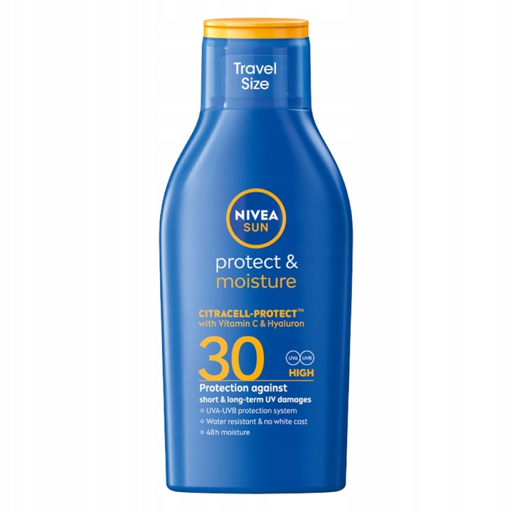 NIVEA SUN PROTECT&MOISTURE Balsam do opalania przeciwsłoneczny SPF 30 100ml