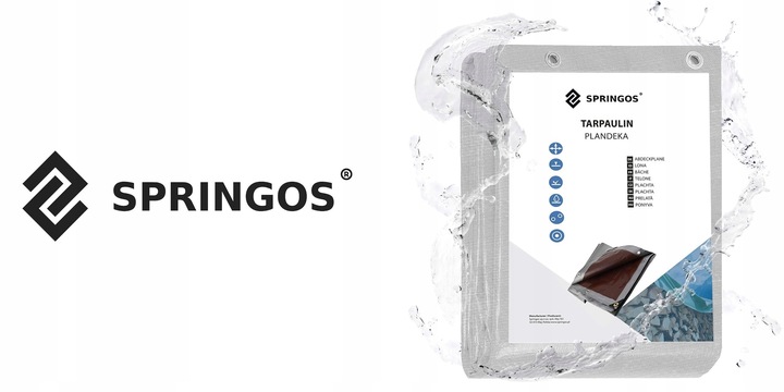 PLANDEKA PLANDEKI 4x6m SZARA WZMACNIANA 210G MOCNE OKRYCIE PŁACHTA