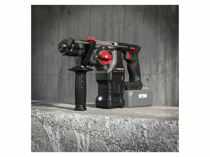 PARKSIDE PERFORMANCE Młotowiertarka Młot 20V PKHAP 20-Li C3 17 +