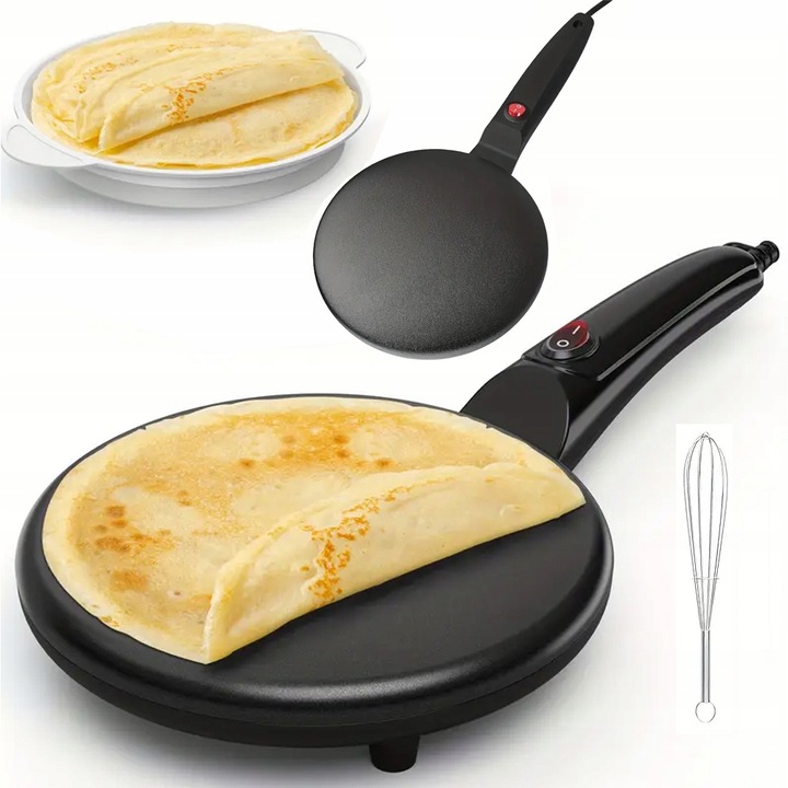 NALEŚNIKARKA ELEKTRYCZNA PATELNIA DO NALEŚNIKÓW BEZ UŻYCIA TŁUSZCZU