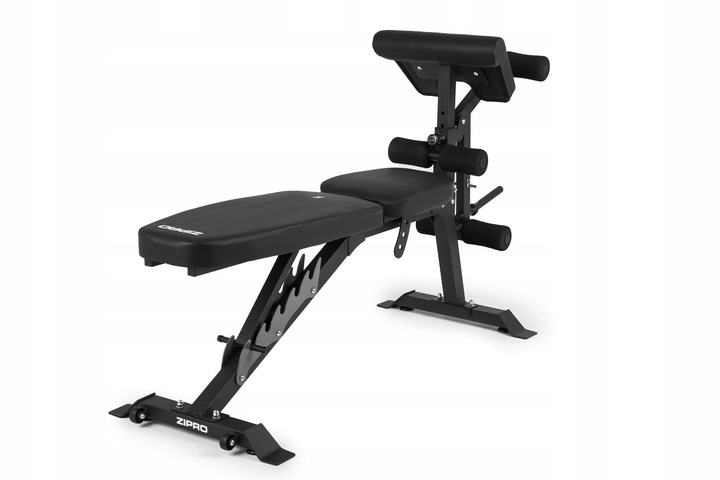 Ławka Treningowa Prosta Ławeczka do ćwiczeń + Stojaki Regulowane 2w1 Zipro