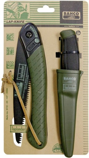 BAHCO LAP-KNIFE PIŁA SKŁADANA LAPLANDER + NÓŻ