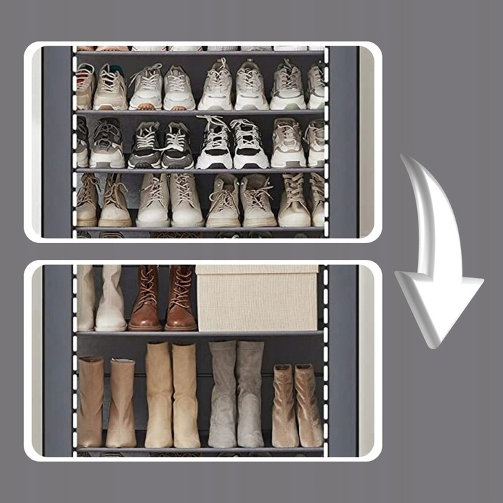 SZAFKA NA BUTY materiałowa tekstylna obuwie półka REGAŁ XL ogranizer