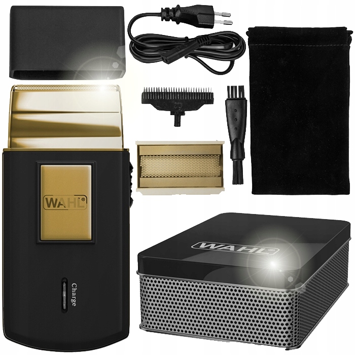 GOLARKA DO BRODY WŁOSÓW WAHL TRAVEL SHAVER 7057-016 GOLD + DODATKOWA